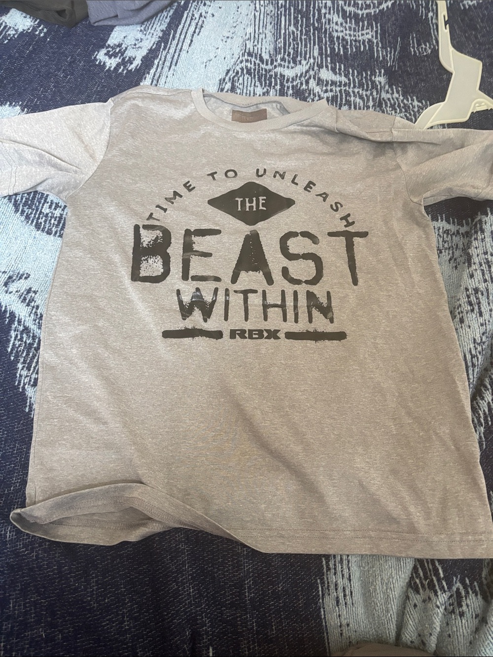 RBX boys Gray Short Sleeve 'Beast Within' Graphic Tee